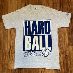 *SOLD* STARTER | Vintage 90s Hard Ball New York Yankees Single Stitch Shirt (L)